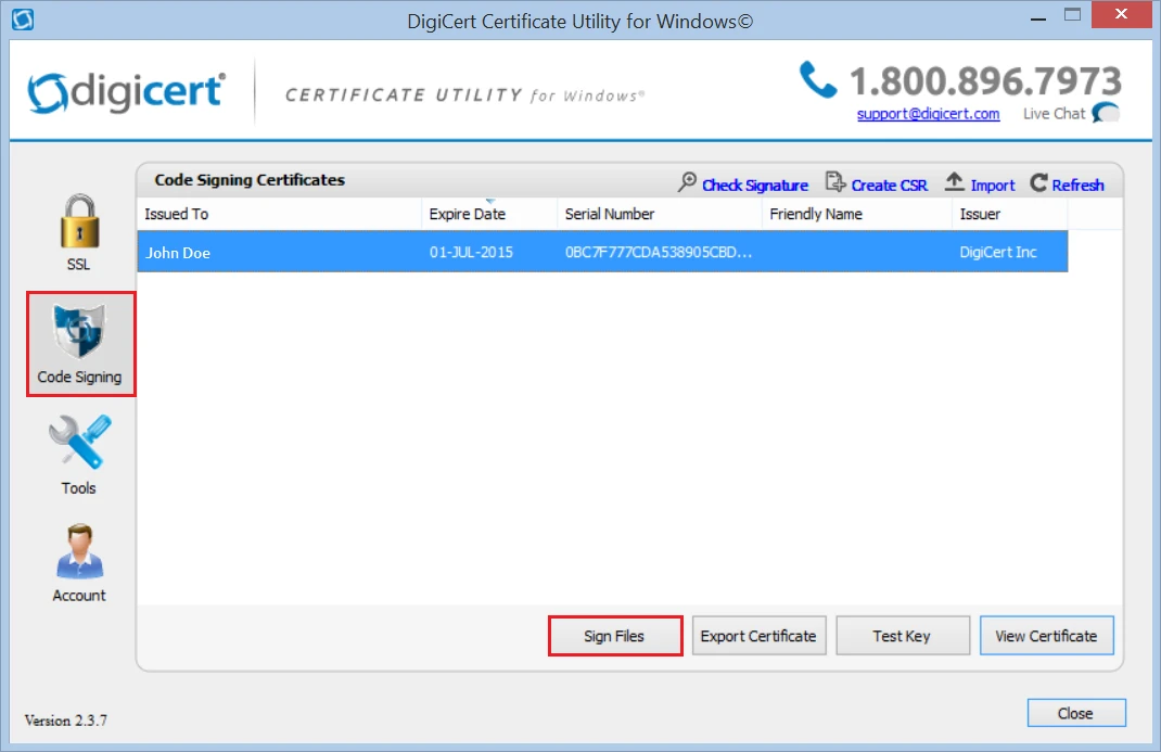 code-signing-with-digicert-utility